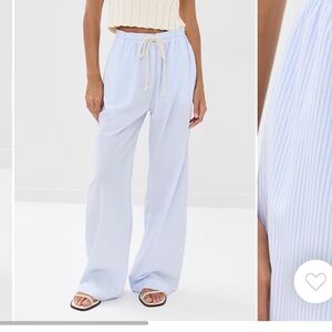 Perfectwhitetee andi cotton poplin pants